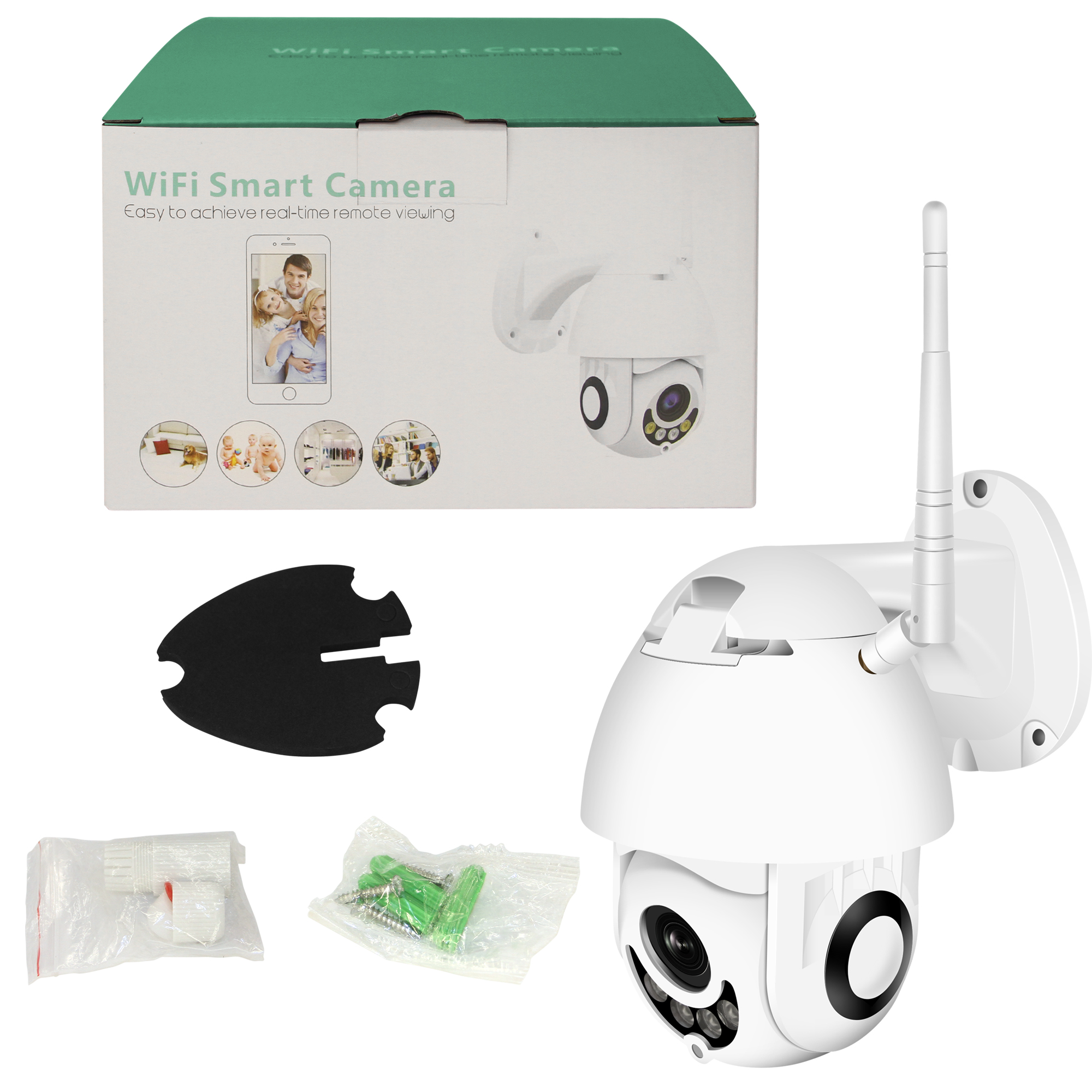 1080P mini comes with night vision function PTZ two-way voice monitoring